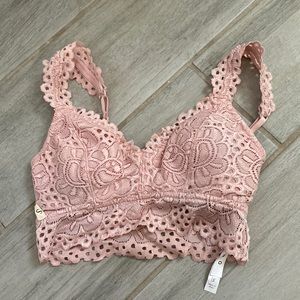 Aero Pink Lace Bralette